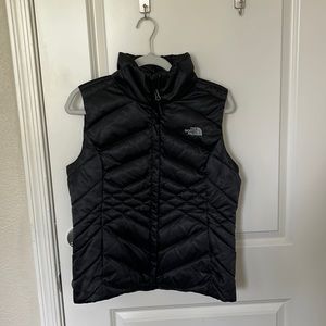 Women’s Black North Face Puffer Vest